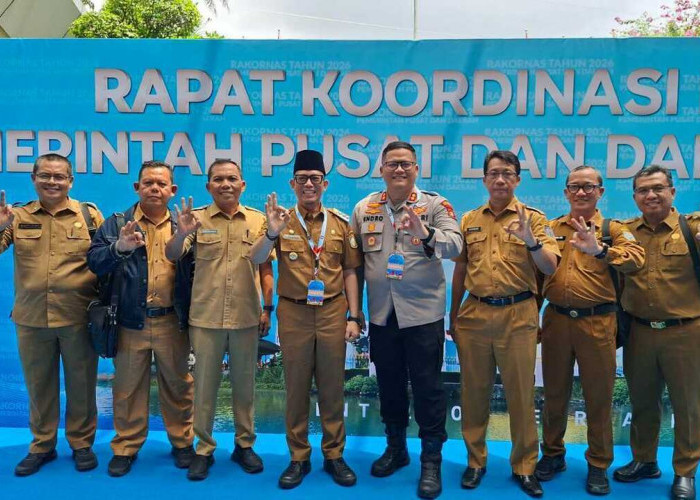 Bupati dan Forkopimda OKU Hadiri Rakernas, Siap Dukung Program Kebijakan Nasional