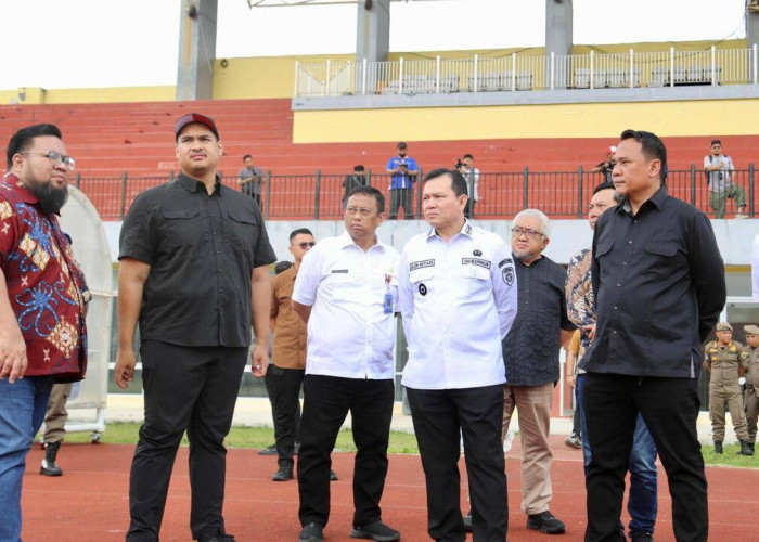 Pj Gubernur Elen Setiadi Dampingi Menpora RI Tinjau Fasilitas Olahraga di Jakabaring Sport City 