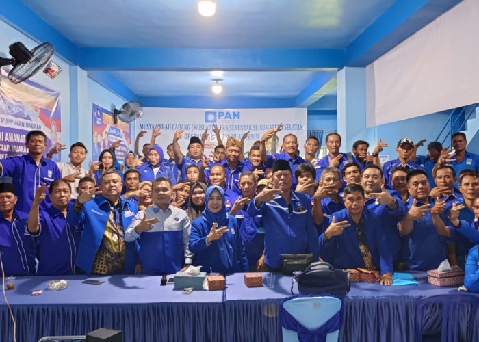 DPD PAN Muara Enim Perkuat Struktur Partai Lewat Muscab VI