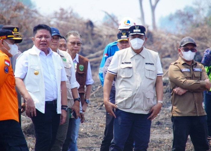 242 Lokasi Karhutbunlah Terdeteksi, Bupati Toha: Semoga Titik Api Terus Berkurang