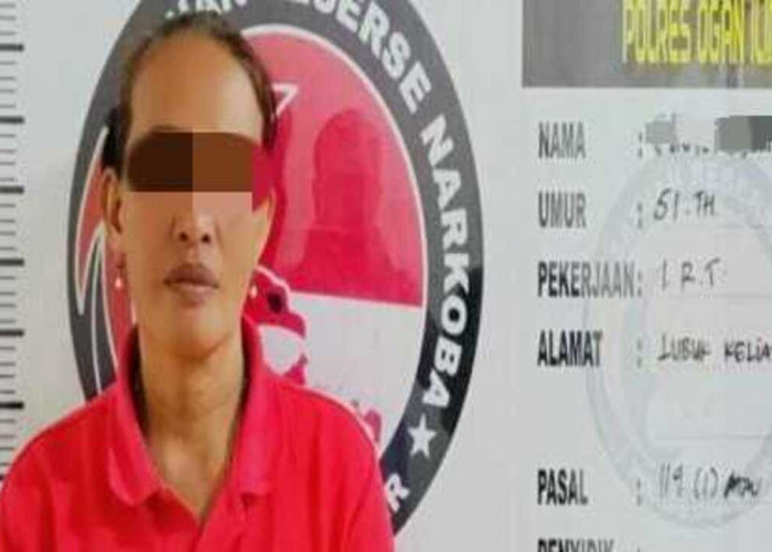 Polres Ogan Ilir Tangkap Seorang Ibu Rumah Tangga Pengedar Sabu di Lubuk Keliat