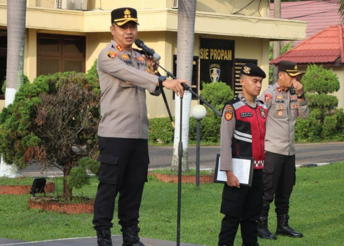 Soroti Berbagai Perilaku Tercela, Kapolres OI Tegaskan Hal Ini Terhadap Anggota