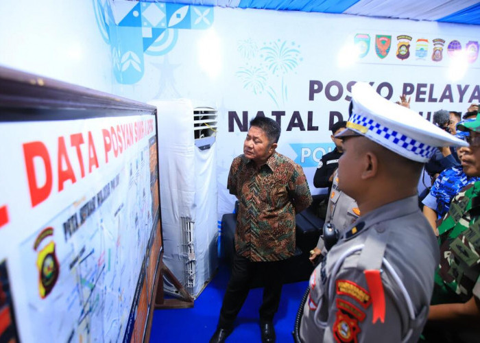 Jamin Keamanan Ibadah Natal, Herman Deru Tinjau Gereja dan Pos Operasi Lilin.