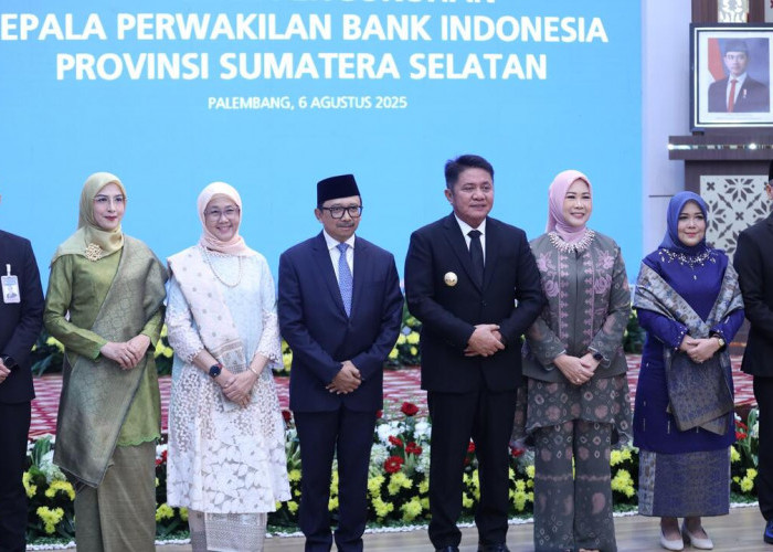 Sertijab Kepala BI Sumsel, Herman Deru Tekankan Pentingnya Ekonomi Produktif dan Inklusi Keuangan