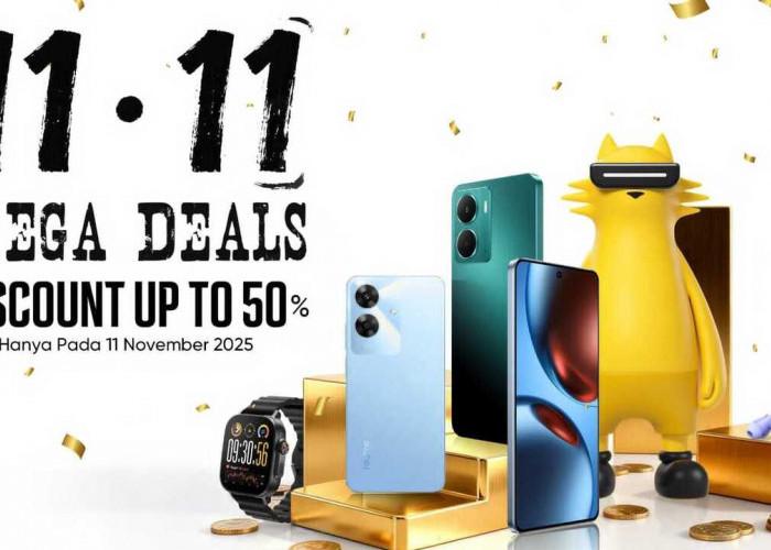 Realme Hadirkan Potongan Harga hingga 50% dan Rangkaian Promo Spesial di Program 11.11 Mega Deals
