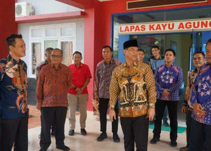 Kunjungi Lapas Kayuagung, Kakanwil : Maksimalkan Peran Pejabat Fungsional Pengaman Pemasyarakatan