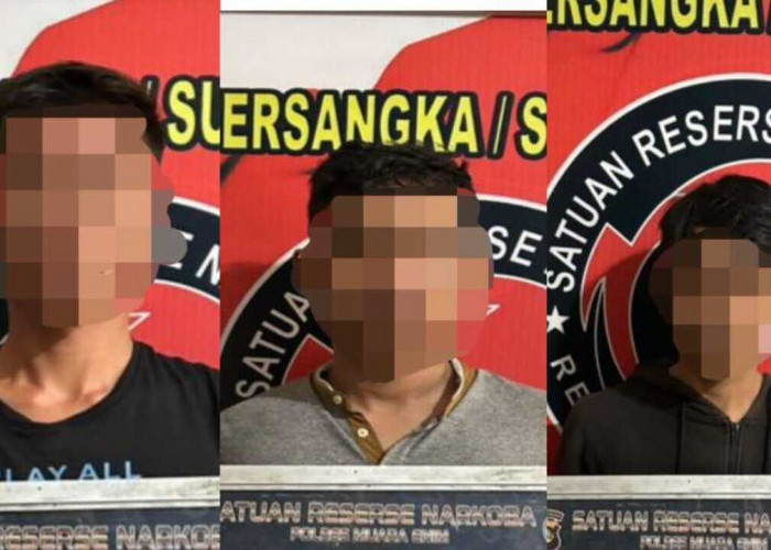 Tiga Pengedar Sabu Dibekuk di Kontrakan