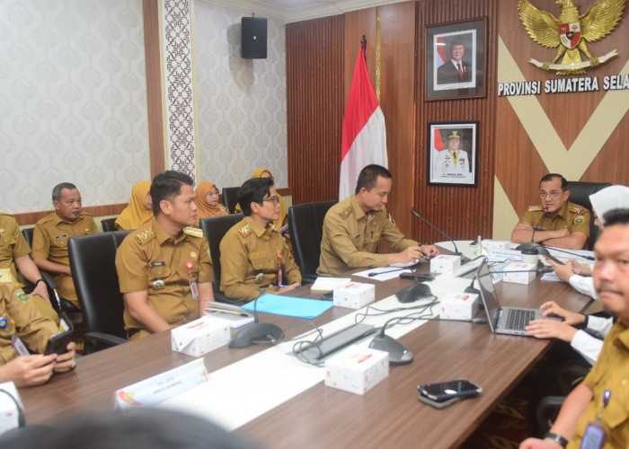 Sumsel Siap Sambut Menko Polkam! Rapat Dipimpin Sekda Bahas Karhutla hingga Program MBG.