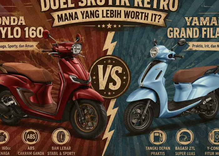 Duel Skutik Retro Honda Stylo vs Yamaha Filano Mana Yang Lebih Worth it?