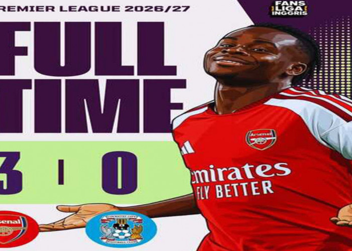 Arsenal Hajar Coventry 3-0: Havertz Jadi Andalan.