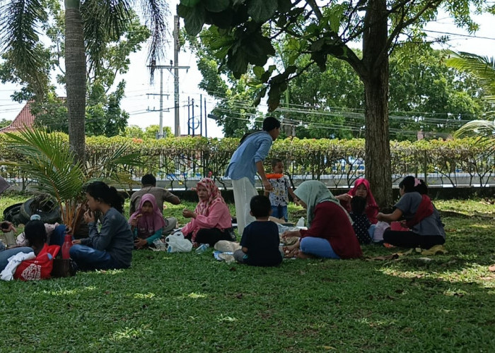 Tidak Perlu Jauh-jauh, Cukup ke Taman Segitiga Emas Kayuagung untuk Fiknik Bareng Keluarga 