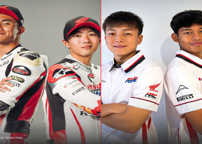 Dua Rider Indonesia di Kejuaraan Dunia 2026: Veda Ega Moto3, Mario Aji Moto2 Honda Team Asia