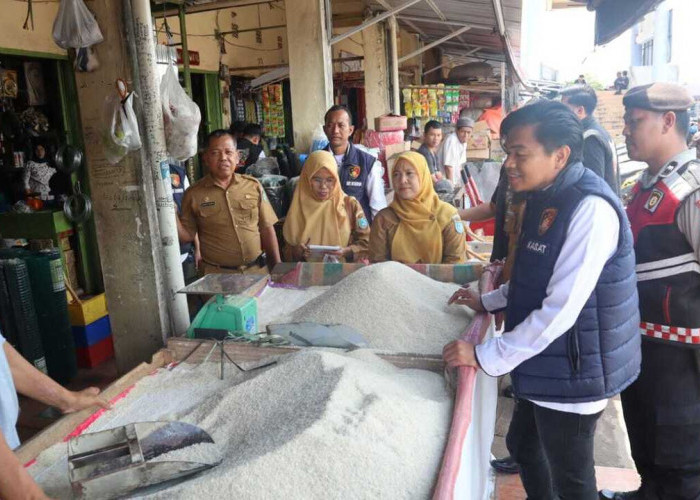 Polres Ogan Ilir dan Instansi Terkait Pantau Stabilitas Harga Bahan Pokok