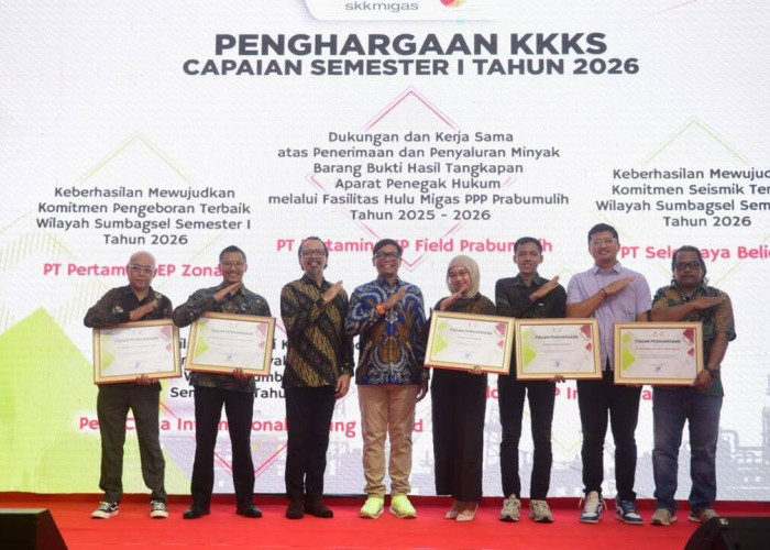 Apresiasis Kerja Hulu Migas, SKK Migas Beri Penghargaan kepadam KKKS Berprestasi di Semester I 2026