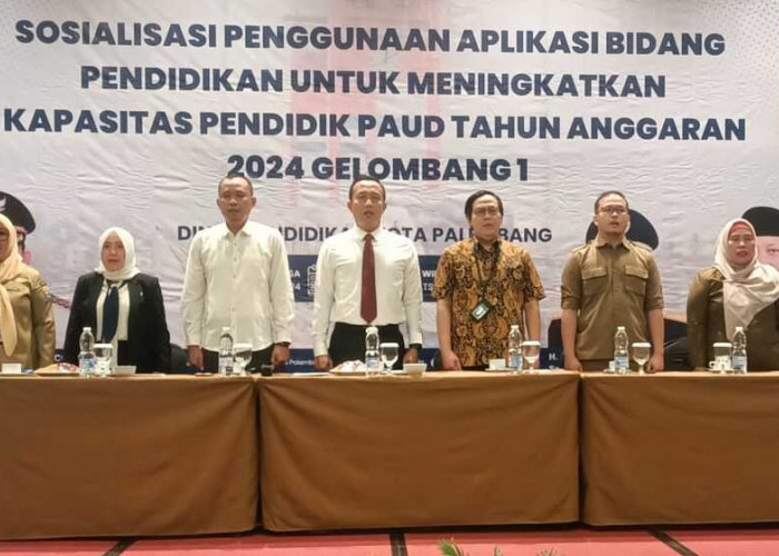 500 Guru dan Kepsek PAUD se Kota Palembang Ikut Sosialisasi Penggunan Aplikasi Pendidikan