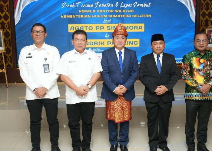Sertijab Kakanwil Kemenkum Sumsel: Agato Pamit dengan Segudang Prestasi