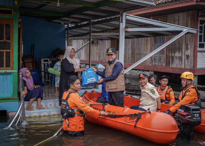 Waspada Jalan Nasional Penghubung Sekayu -Lubuk Linggau Putus Akibat banjir 