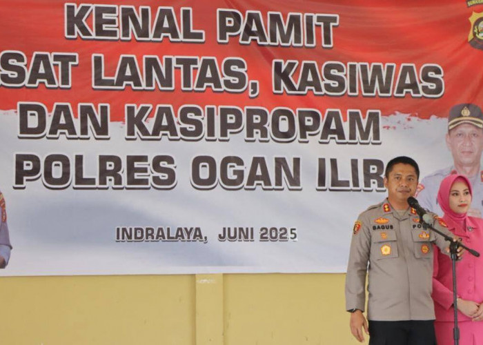 Tiga Pejabat Utama Polres Ogan Ilir Resmi Berganti, Ini Daftar Namanya