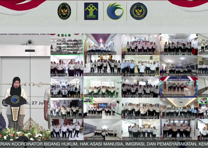 Ikuti Apel Bersama Kemenko Kumham Imipas, Kemenkum Sumsel Perkuat Sinergi dan Komitmen Pelayanan