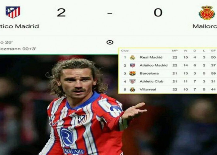 Atletico Madrid Bikin Real Madrid Keringat Dingin Mallorca Jadi Korban!