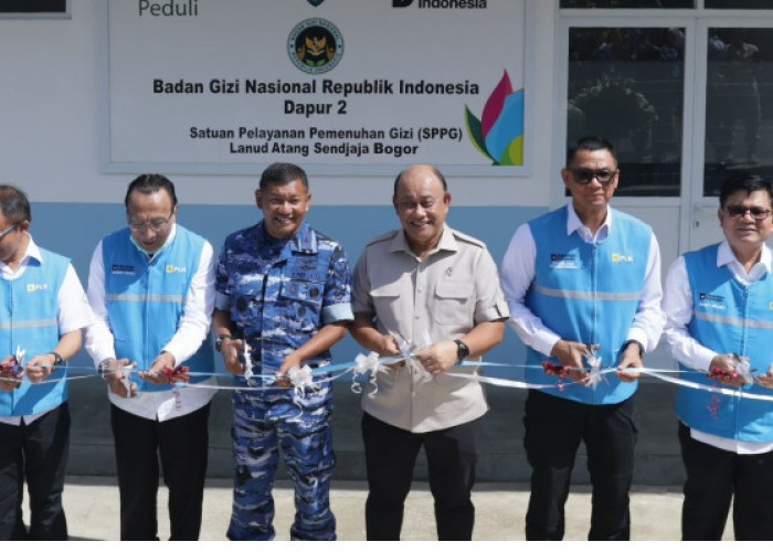 Salurkan Program Gizi Keluarga Sehat, PLN Bersama TNI AU Bangun Dapur 2 SPPG di Lanud Atang Sendjaja