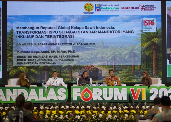 Andalas Forum VI: BPDP dan Penguatan ISPO Jadi Kunci Masa Depan Sawit Indonesia