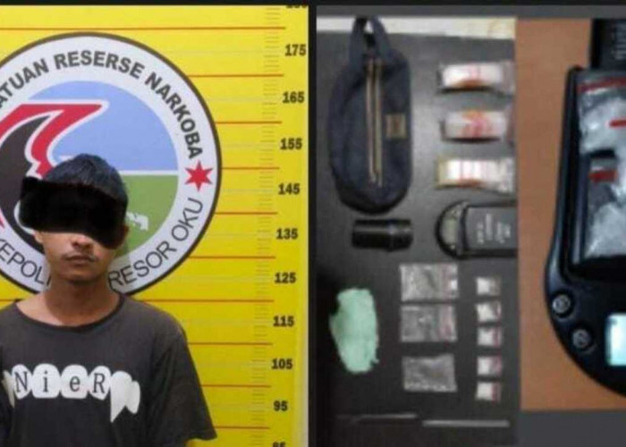 Gerebek Rumah di Baturaja, Polisi Tangkap Bandar Sabu dan Sita 4,51 Gram Narkotika
