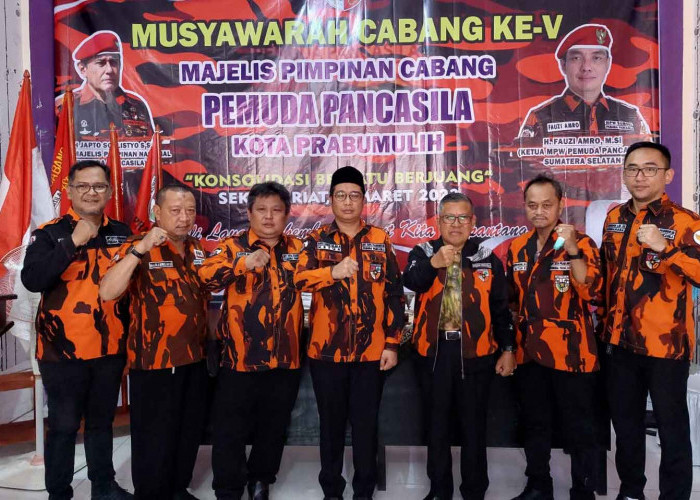 Aklamasi, Rifky Baday Kembali Terpilih jadi Ketua MPC PP Prabumulih
