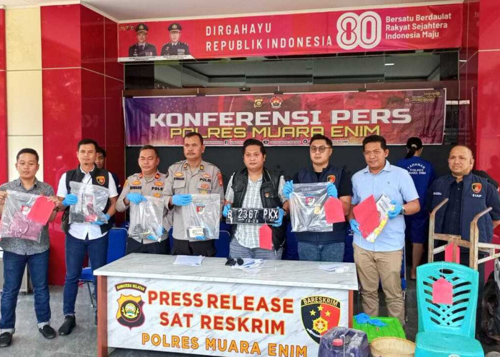 Polres Muara Enim Ungkap 5 Kasus Menonjol