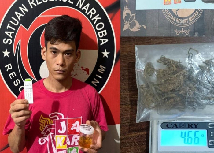 Polres Muara Enim Ungkap Dua Kasus Ganja Dalam 45 Menit di Lawang Kidul, Dua Pengecer Diamankan