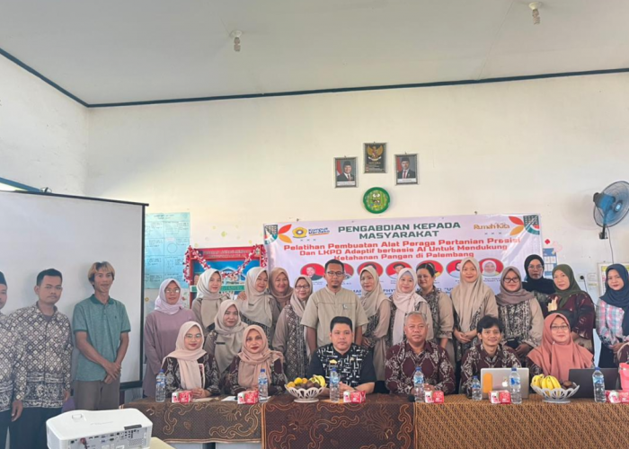 Perkenalkan Teknologi Pertanian Persisi Berbasis AI Sejak Dini, TIM PKM Unsri Berdayakan Guru dan Siswa 