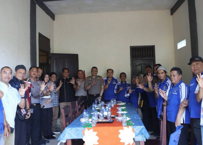 Pererat Kemitraan Dengan Pers, Kapolres OKU  Silaturahmi Ke Pengurus PWI