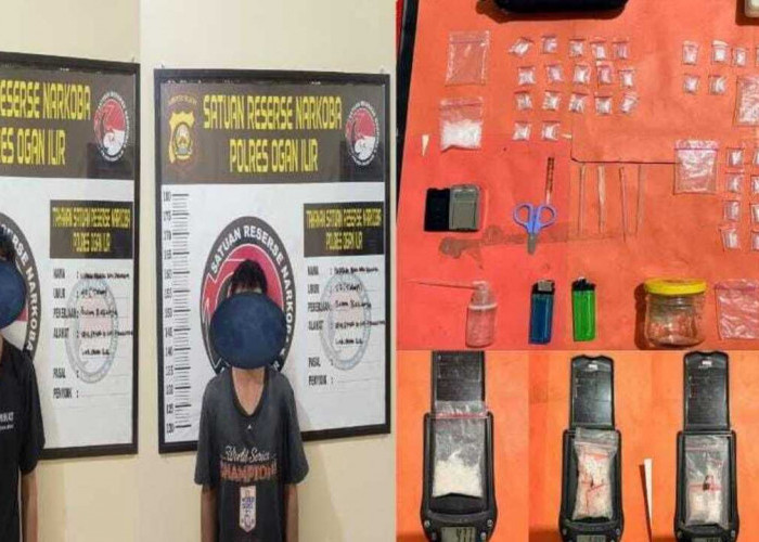 Edarkan Sabu dalam Paket Kecil, Dua Pria di Ibul III Dibekuk Polisi dengan BB 18,88 Gram
