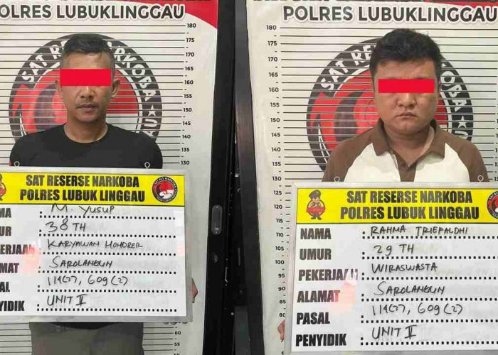 Pemantauan di Parkiran RM Lubuk Linggau Ungkap Dua Kurir Jambi Bawa Sabu 89 Gram dan 19 Ekstasi