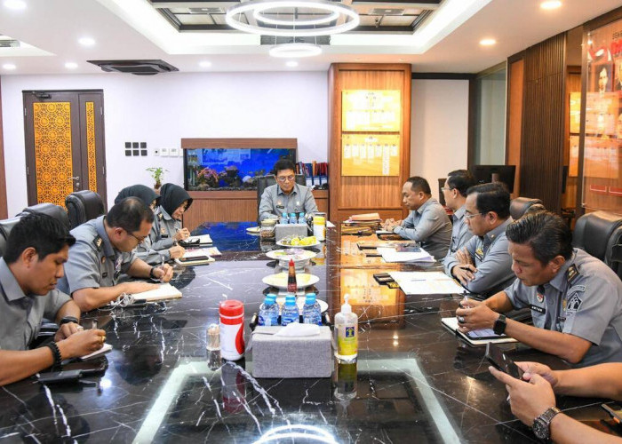 Koordinasi dengan Sekjen Kementerian Hukum, Plt. Kakanwil Kemenkum Sumsel Sampaikan Hasil Kunker Komisi XIII D