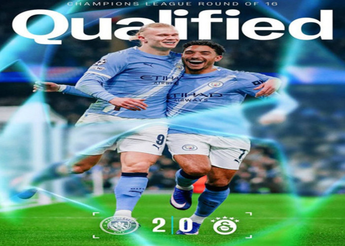 Hasil Liga Champions: Manchester City Bungkam Galatasaray 2-0, City Lolos 16 Besar.