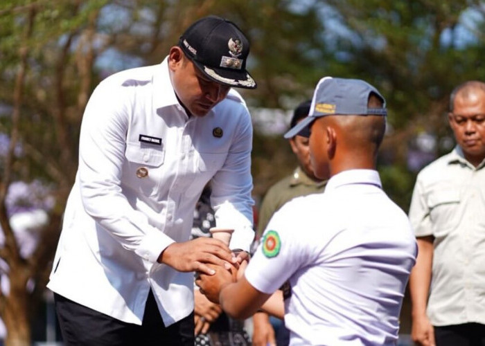 Pimpin Upacara Tantingan Paskibraka 2026, Ini Pesan Wakil Wali Kota Prabumulih