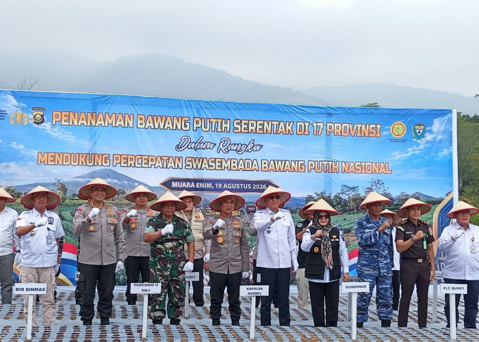 Dukung Swasembada Pangan, Muara Enim Targetkan Produksi 200 Ton Bawang Putih