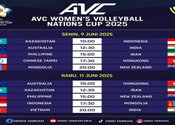 AVC Nations Cup 2025: Ini Daftar Skuad & Jadwal Lengkap Skuad Voli Putri Indonesia