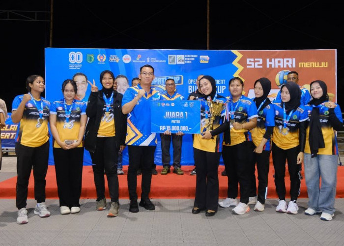 Kejurda Bupati Cup Bola Voli 2025: Black Sumatera dan Aroma Grup Raih Gelar Juara