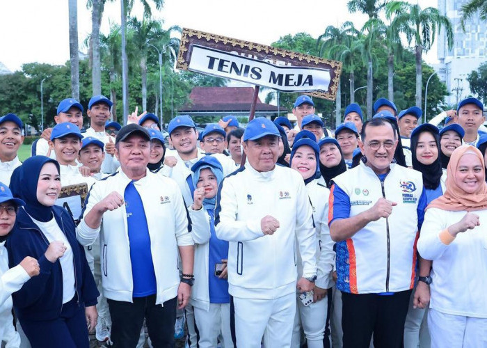 PORNAS XVII KORPRI 2025: Gubernur Herman Deru Lepas 269 Kontingen Sumsel dengan Pesan Sportivitas