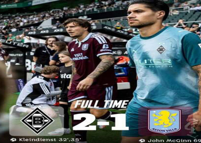 Gladbach Bungkam Aston Villa 2-1 Jelang Bundesliga 2026.