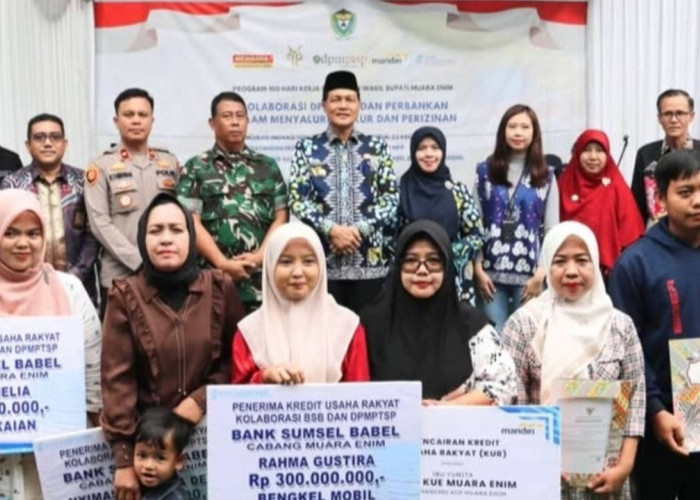 Bupati Edison Serahkan Penyaluran KUR Rp1,1 Miliar