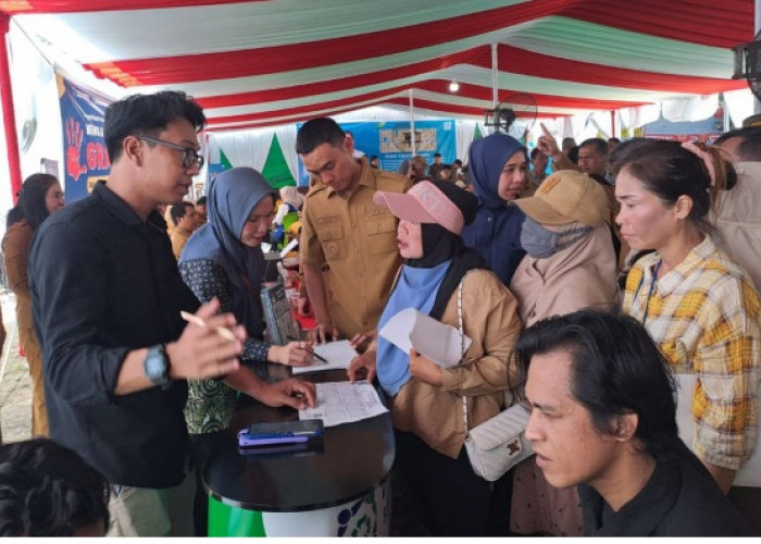 BPJS Kesehatan Hadir di Layanan Terpadu Pemkab OKI, Warga Tulung Selapan Antusias Urus Administrasi JKN
