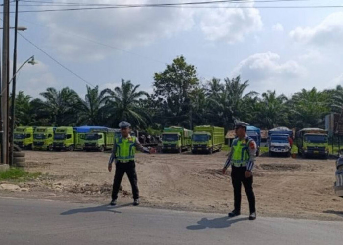 Antisipasi Kemacetan, Satlantas Polres OKU Tertibkan Angkutan Batubara