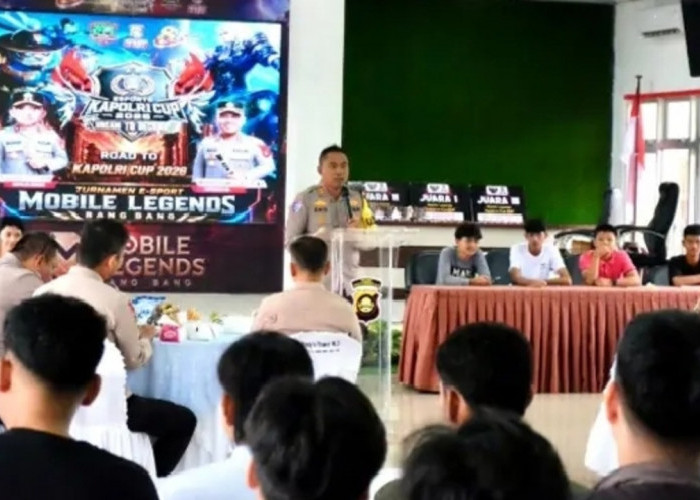 Polres OKI Berikan Ruang Kompetisi Bagi Generasi Muda Melalui Turnamen E-Sport