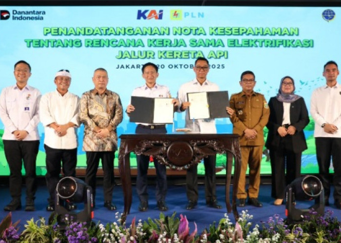 Kolaborasi PLN - KAI, Siap Elektrifikasi Jalur Kereta Indonesia