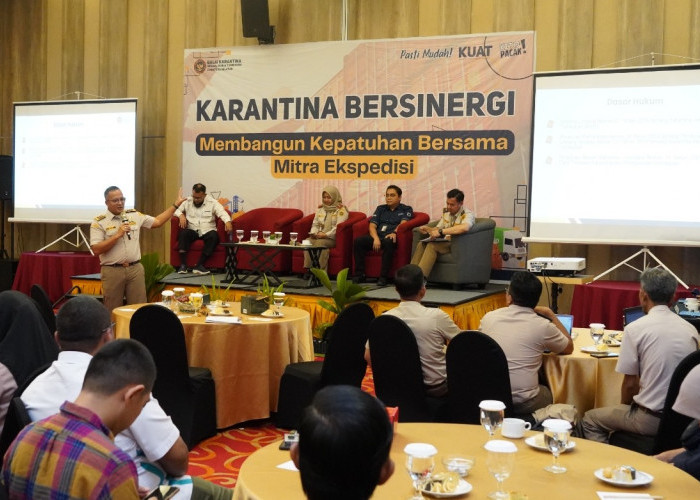 Karantina Sumsel Harapkan Komitmen Kepatuhan Pengiriman Barang dari Mitra Ekspedisi