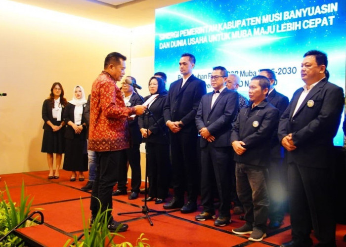 Forum TSP/CSR Muba Dikukuhkan, Ini Harapan Bupati Muba HM Toha