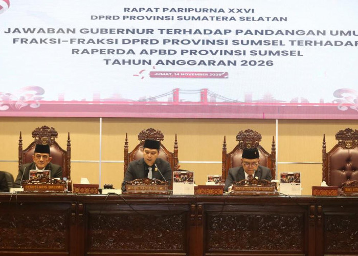 Pemprov Sumsel Pastikan APBD 2026 Tetap Stabil dan Pro-Rakyat dalam Jawaban Resmi ke DPRD